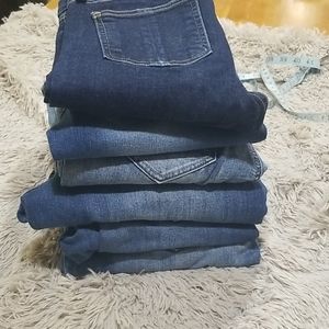 Lot of 6 Jean's, size 27/28, kancan rag and bone